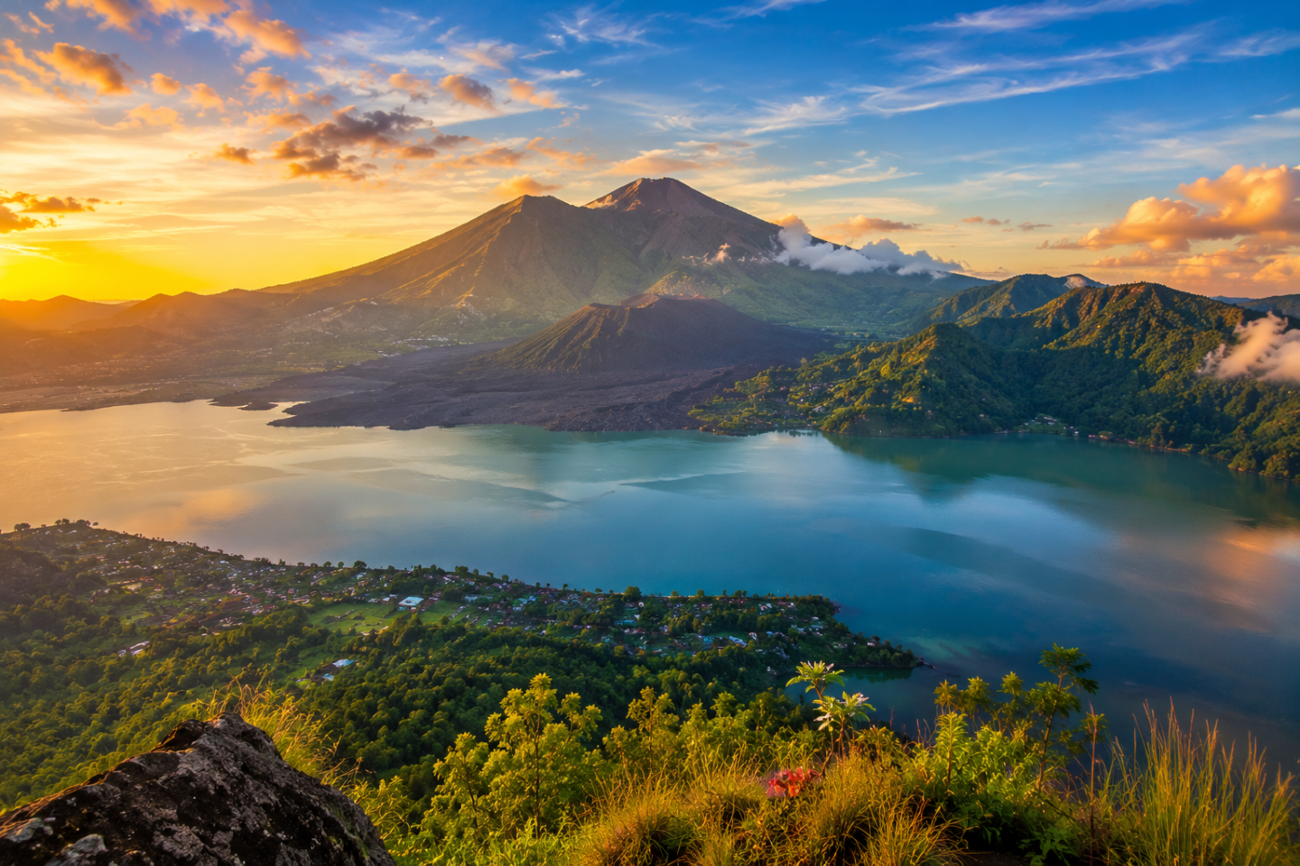 Kintamani batur lake